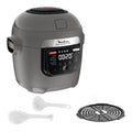 Moulinex Multicook  Fry, Multicuiseur et air fryer intégré, 12 programmes, Cuisson sur 2 niveaux, Capacité 6L, MZ730BF0(Gris)