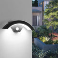 DELIPOP Applique Murale Extérieure LED 24W - Capteur Lumineux, Étanche IP65, 6500k Lumière Blanche pour Jardin（Paquet de 2）- Noir(2 pièces)