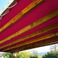 TECPLAST Toile Pergola Rouge Bordeaux 3x5 m LP506PR - Garantie 5 ans - Bâche Pergola ou Tonnelle étanche en PVC pour terrasse(Beige foncé/2 x 3 m)