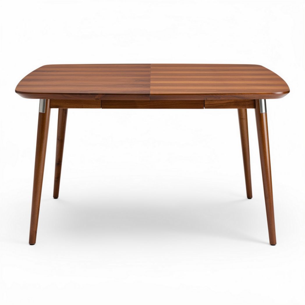 Table rectangulaire en bois de noyer dimensions 150 x 75 x 75cm pour salle à manger
