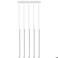 Suspension en Acier - NOVASTEL - Blanc - IP20 - Max 8W LED - G9 - Style Moderne(Lampes suspendues - Rectangle 45 cm/Blanc/1 source lumineuse)