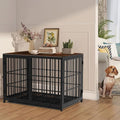 BingoPaw Cage pour Petit Chien Intérieur Caisse Chien Petite Taille Meuble Chiens 78.5x56.5x65cm(M)
