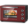 WOLTU Mini Four 28L, Four à Pizza 1600 W, 100-230°C, Minuterie 0-60 min, 3 Modes de Cuisine, Rouge+Noir W0ITT1011(Rouge+Noir)