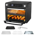 Four Electrique Friteuse sans Huile 36L MAGICFOX - Air Fryer OVEN XXL à Double Tiroir 1800W Multifonction - écran LED, 10(GR-GD36DAL-36L)