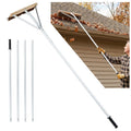 Outil de Nettoyage de Toit COSTWAY Réglable 165-626 CM, 5 Perches d’Extension en Aluminium, pour Feuilles, Aiguilles de Pin, Sol(A l'unité/Outil de nettoyage de toit)