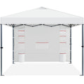 Yaheetech Tonnelle de Jardin avec Poches pour Rangement Tente d'extérieur Pop-up pour Jardin Fête Sport 3 × 3 m, Blanc(Blanc/2)
