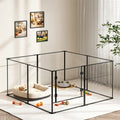 Enclos pour Chien - Parc Chien Intérieur Grande Taille - Caisse de Mise Bas pour Chiens Chats Lapin - 122x122x61cm(122 x 122 x 61 cm)